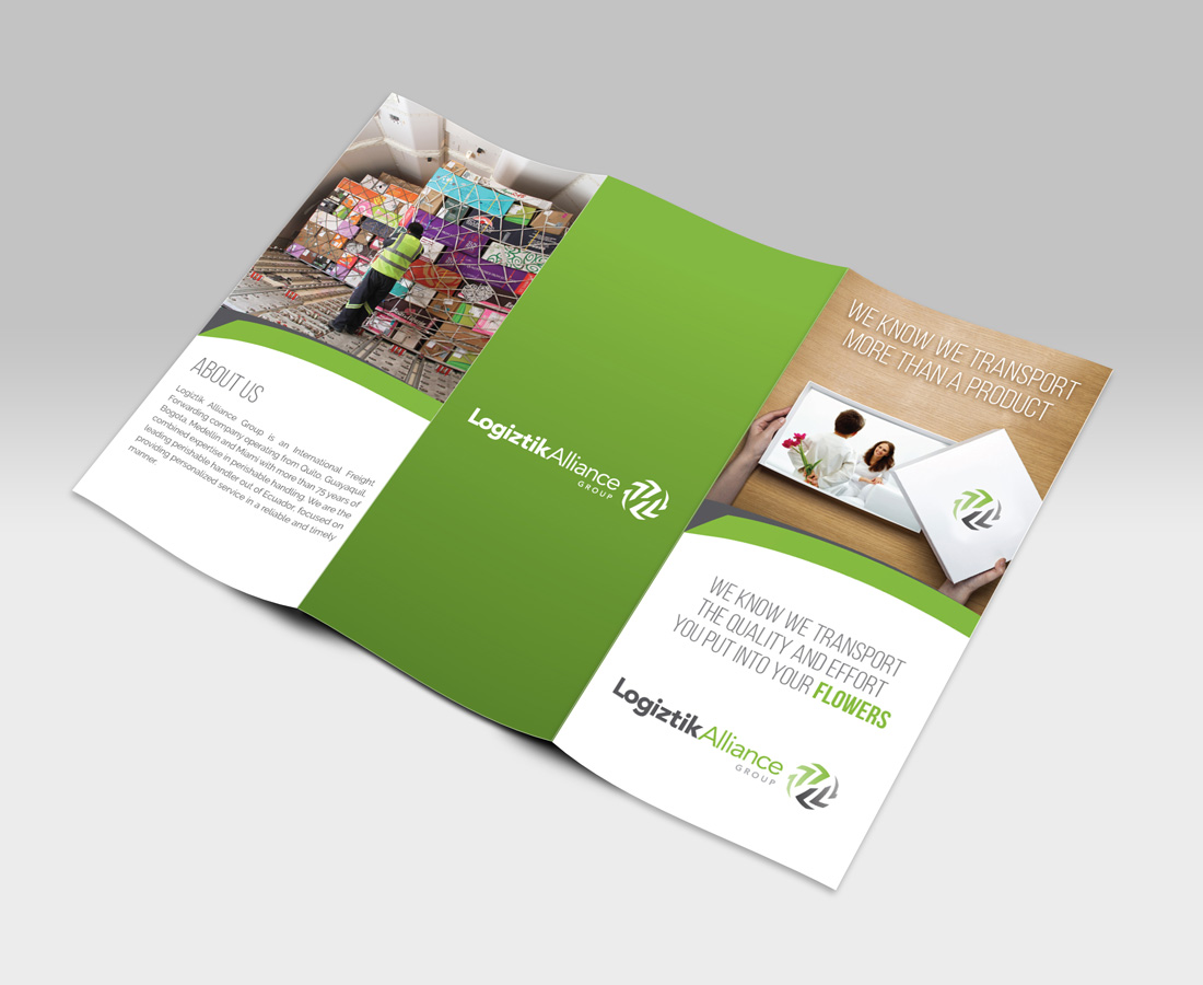 Diseño de Brochure por JCR para Logiztik Alliance Group | Diseño #5878431