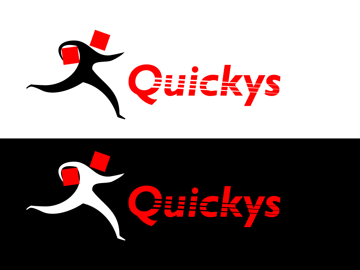 Logo Design by silentmojo for Quickys.co.nz | Design #320012