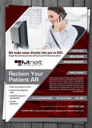 Flyer Design by debdesign for Mnet Financial | Design: #5882419