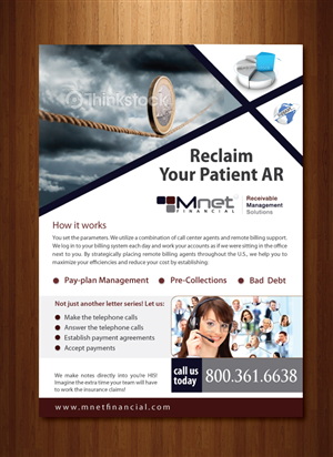 Flyer Design by meet007 for Mnet Financial | Design: #5924588