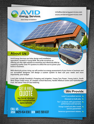 Flyer Design by ESolz Technologies for this project | Design #5872265
