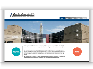 Web Design by saroshdurrani for Zabell & Associates, PC | Design: #5888877