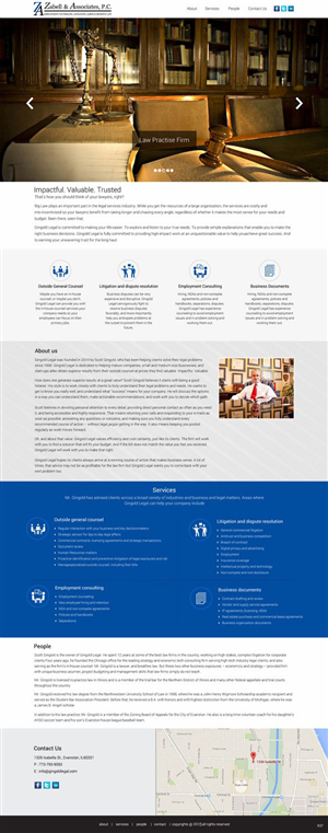 Web Design by saroshdurrani for Zabell & Associates, PC | Design: #5888899