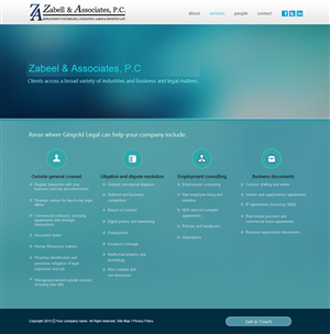 Web Design by saroshdurrani for Zabell & Associates, PC | Design: #5888904
