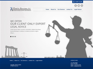 Web Design by saroshdurrani for Zabell & Associates, PC | Design: #5888916
