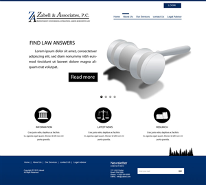Web Design by saroshdurrani for Zabell & Associates, PC | Design: #5888919