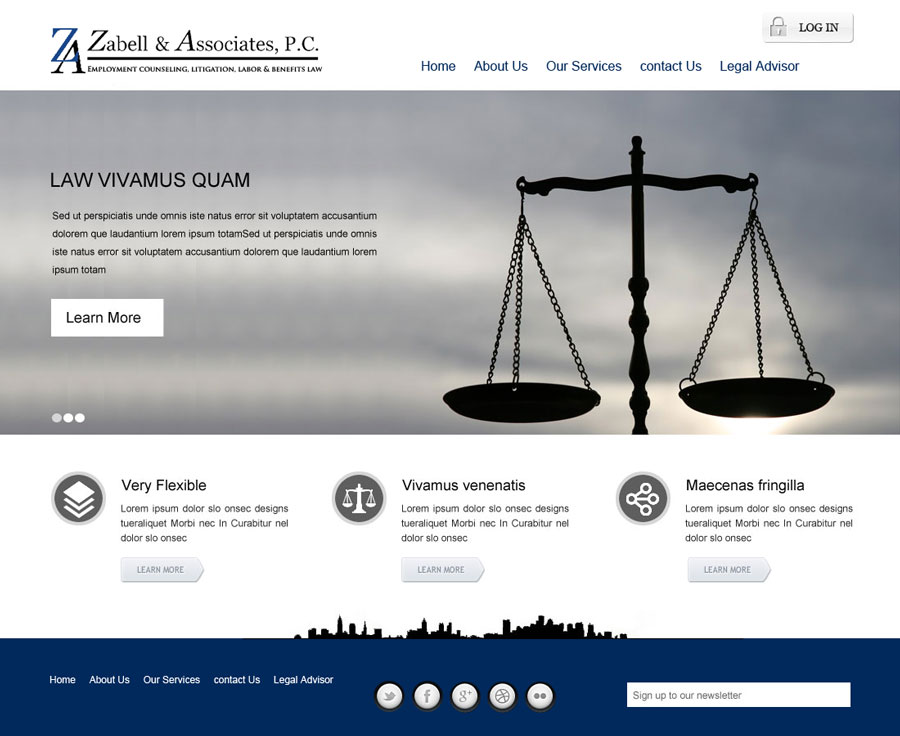 Diseño Web por saroshdurrani para Zabell & Associates, PC | Diseño #5888922