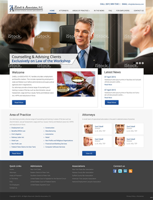 Web Design by pb for Zabell & Associates, PC | Design: #5900897