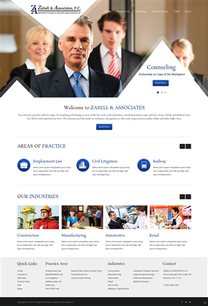 Web Design by pb for Zabell & Associates, PC | Design: #5902154