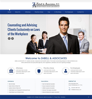Web Design by pb for Zabell & Associates, PC | Design: #5902166
