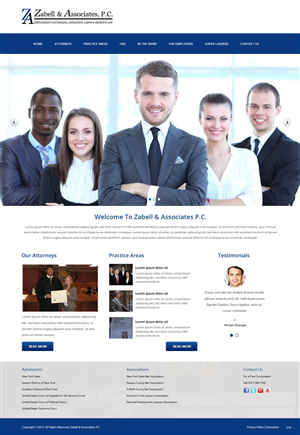 Web Design by pb for Zabell & Associates, PC | Design: #5902167