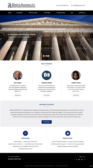 Web Design by pb for Zabell & Associates, PC | Design: #5902169