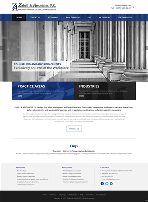 Web-Design von pb für Zabell & Associates, PC | Design #5902173