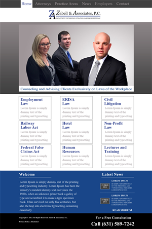 Web-Design von Bright Star für Zabell & Associates, PC | Design #5906316