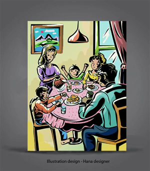 Illustration Design by Hana for this project | Design: #5906390