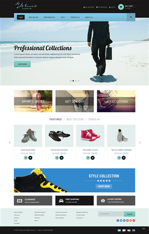 Web Design by pb for this project | Design: #5887449