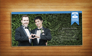 Invitation Design by alessandroevge for Australian Marriage Equality | Design: #5865992