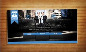 Invitation Design by alessandroevge for Australian Marriage Equality | Design: #5865997