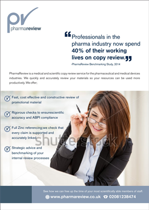 Diseño Publicitario por Savitra para PharmaReview Ltd | Diseño: #5865709