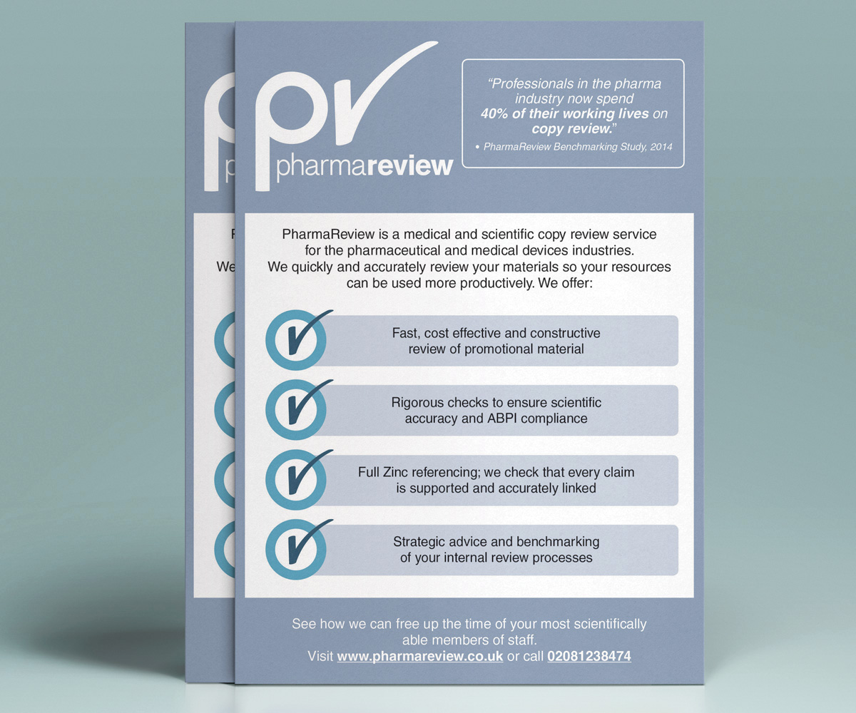 Advertisement Design by saracdesigns for PharmaReview Ltd | Design #5893138