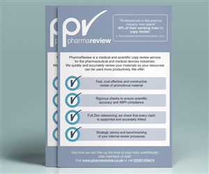 Advertisement Design by saracdesigns for PharmaReview Ltd | Design: #5893138