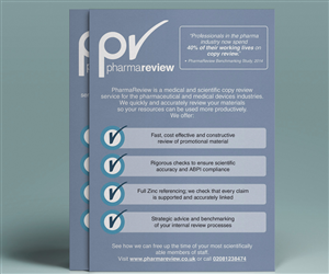 Advertisement Design by saracdesigns for PharmaReview Ltd | Design: #5893142