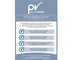 Advertisement Design by saracdesigns for PharmaReview Ltd | Design: #5893902