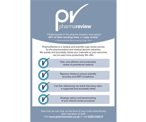 Advertisement Design by saracdesigns for PharmaReview Ltd | Design: #5893903