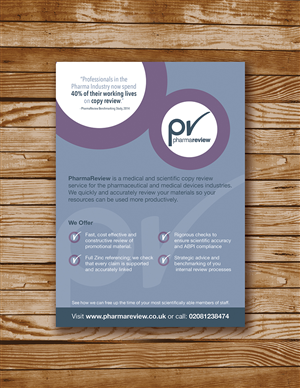 Diseño Publicitario por IG Creative Solutions para PharmaReview Ltd | Diseño: #5878773