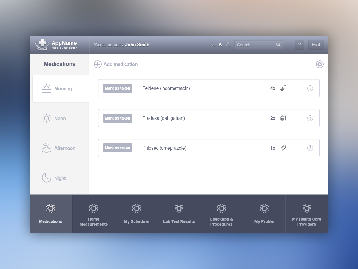 App Design by Double L for ask medic | Design #1626214