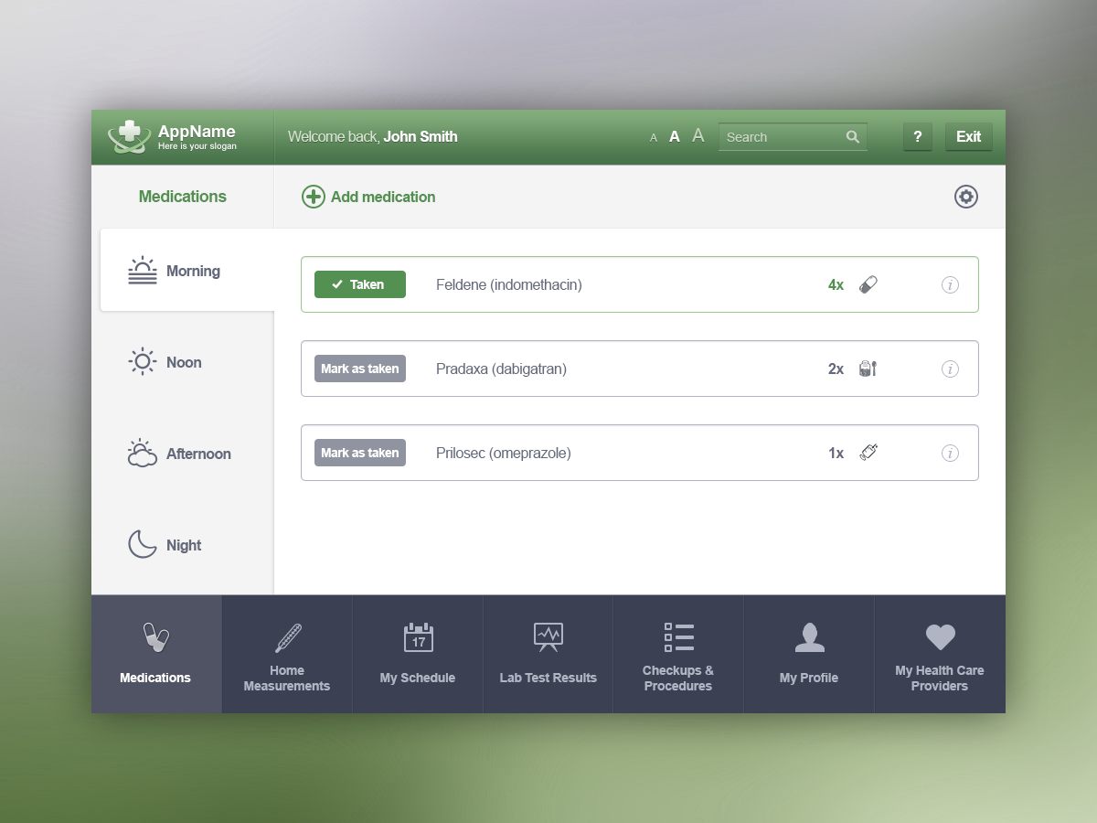 App Design by Double L for ask medic | Design #1639798