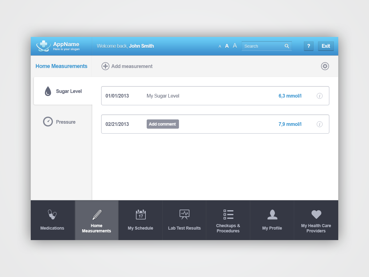 App Design by Double L for ask medic | Design #1643591