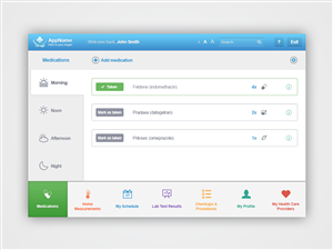 Diseño de aplicación (App) por Double L para ask medic | Diseño: #1657382