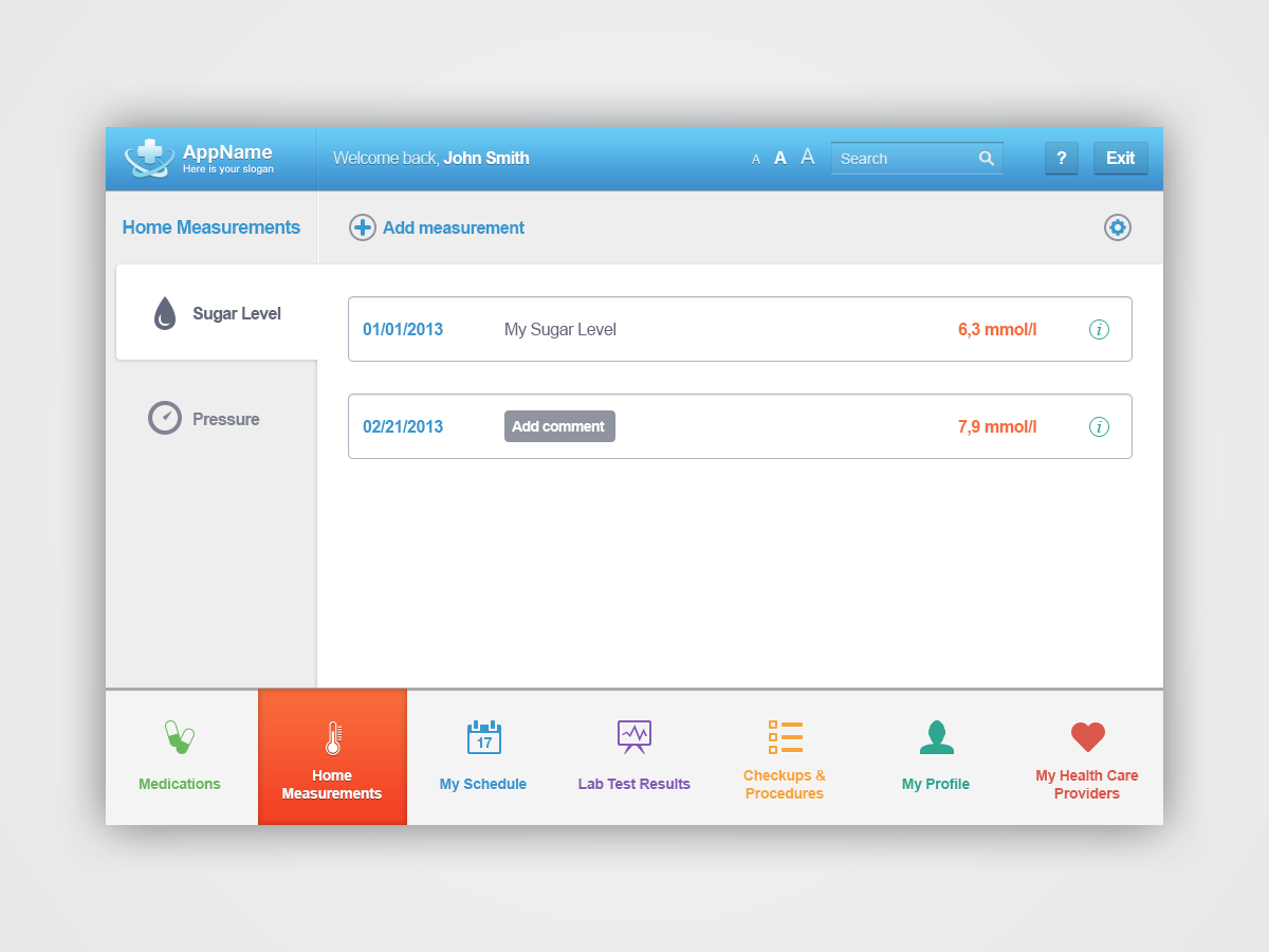 App Design by Double L for ask medic | Design #1657386
