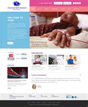 Web Design by pb for this project | Design #5907817