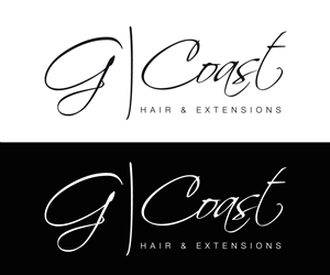 Logo Design by Comunicamente Lab for G Coast Hair & Extensions | Design: #1643244