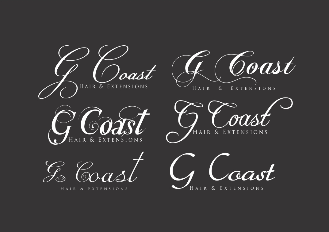 Logo Design by Mandarina for G Coast Hair & Extensions | Design #1612228