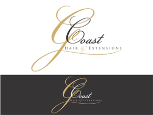 Logo Design by Mandarina for G Coast Hair & Extensions | Design: #1621071