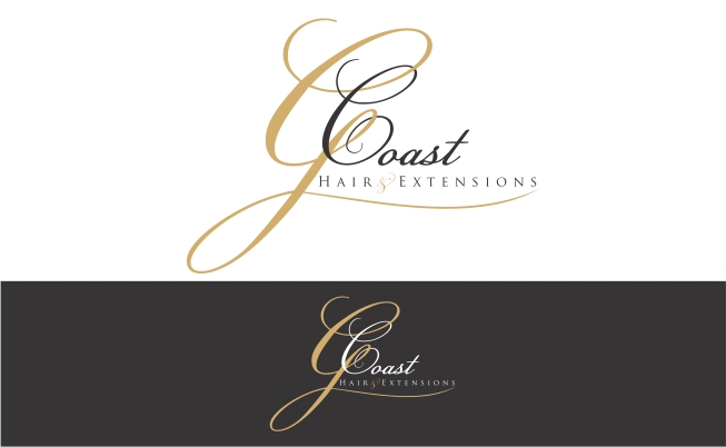 Logo Design by Mandarina for G Coast Hair & Extensions | Design #1643410
