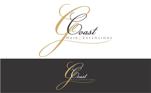 Logo Design by Mandarina for G Coast Hair & Extensions | Design: #1643410