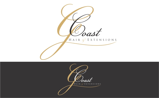 Logo Design by Mandarina for G Coast Hair & Extensions | Design: #1644597