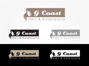 Logo Design by OUT of BOX.d for G Coast Hair & Extensions | Design #1604839