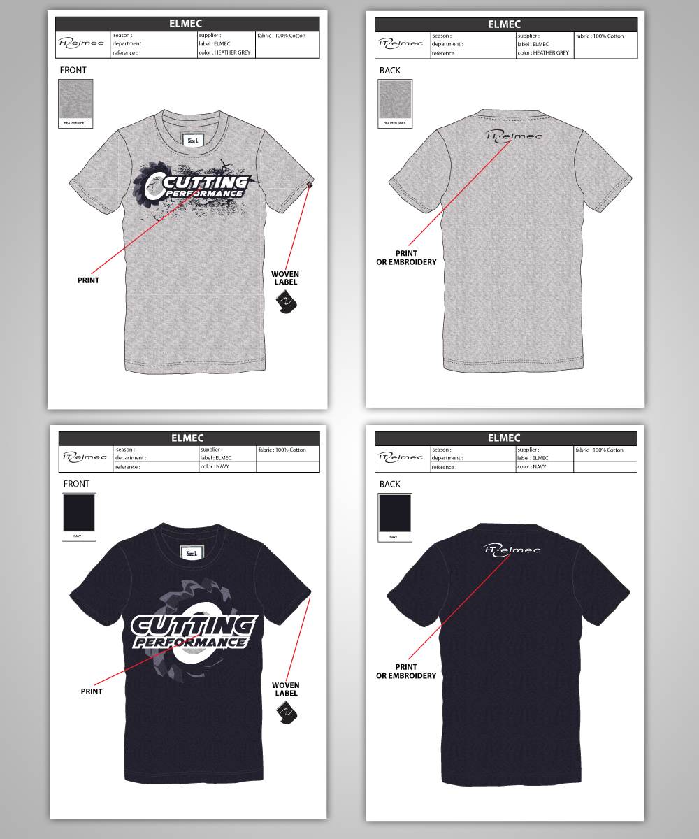 Diseño de Camiseta por jeffdefy para Elmec | Diseño #5904013