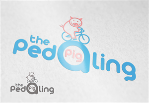 Logo Design by zanto for The Pedaling Pig | Design: #5976095