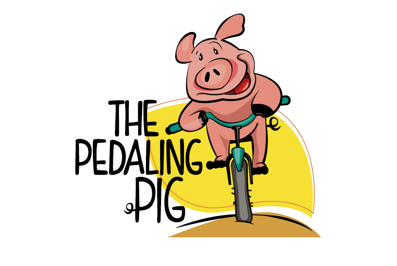 Logo Design by Tedoblevei for The Pedaling Pig | Design #5993793