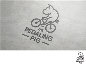 Logo Design by Creative Juice for The Pedaling Pig | Design: #5966873