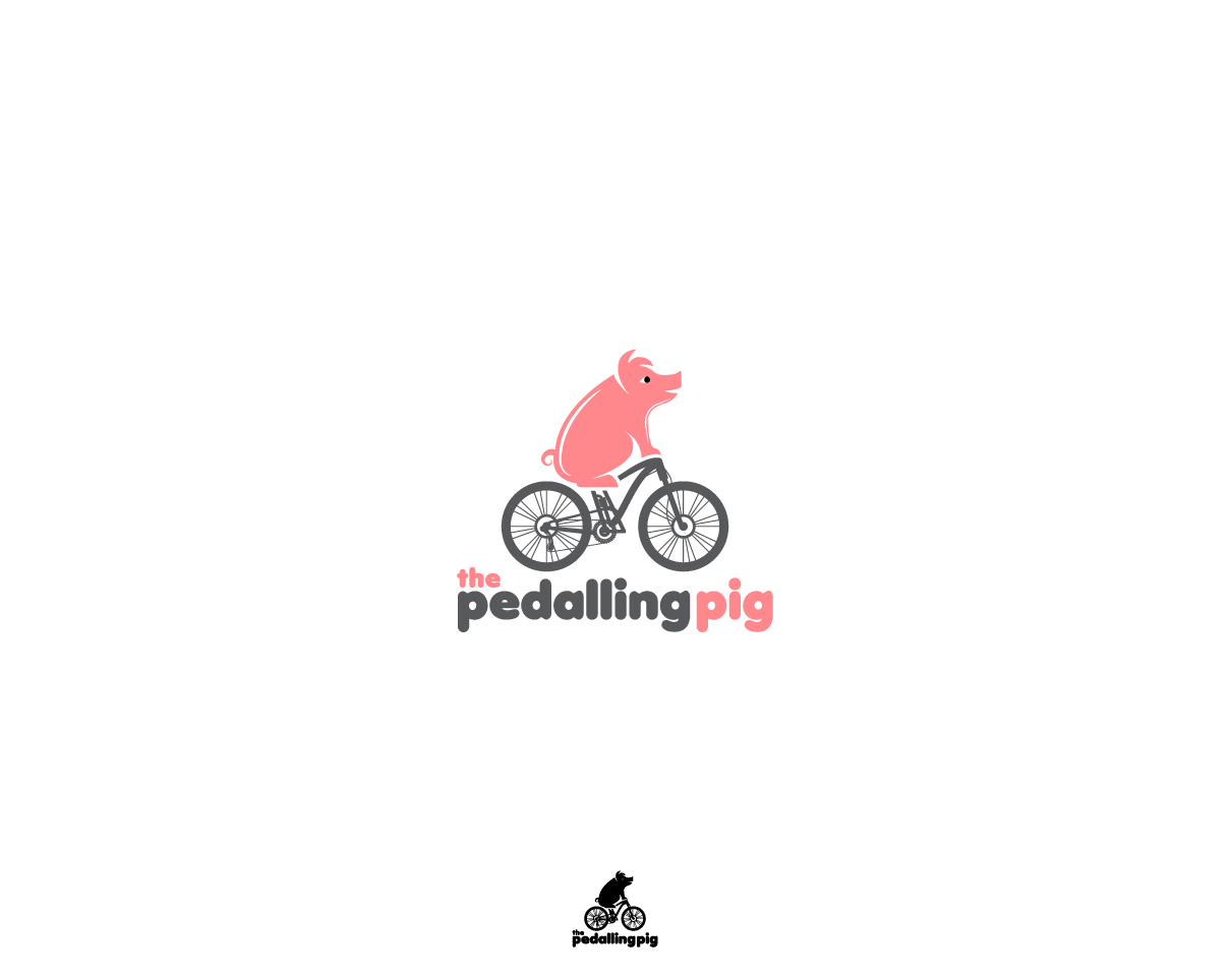 Logo Design by MrBranding for The Pedaling Pig | Design #5875625
