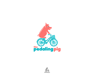 Logo Design by MrBranding for The Pedaling Pig | Design: #5927663