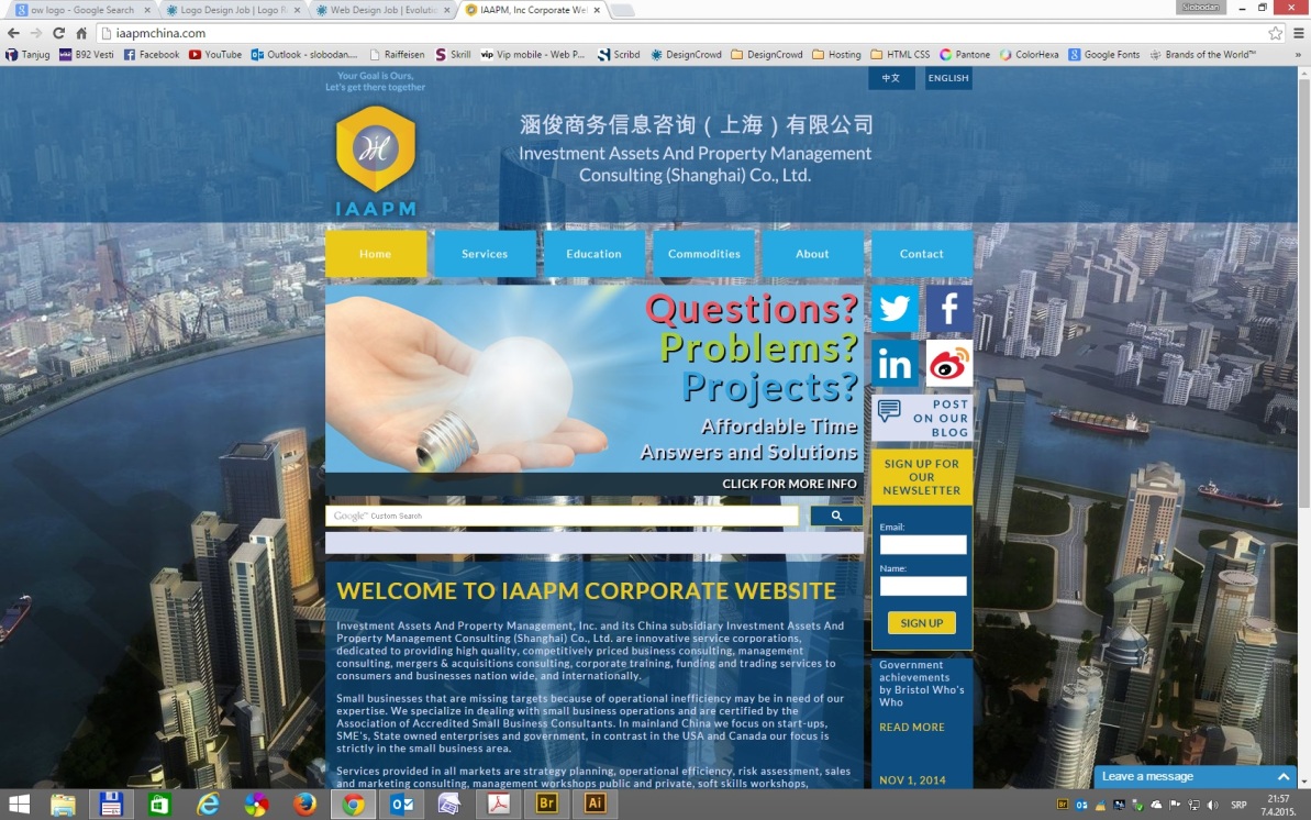 Web Design by Slobodan Cagic for this project | Design #5868774