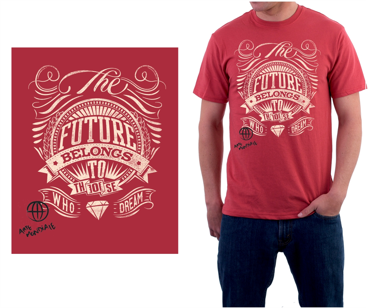 T-shirt Design by InkPink Studio for Arte Mondiale | Design #1592431